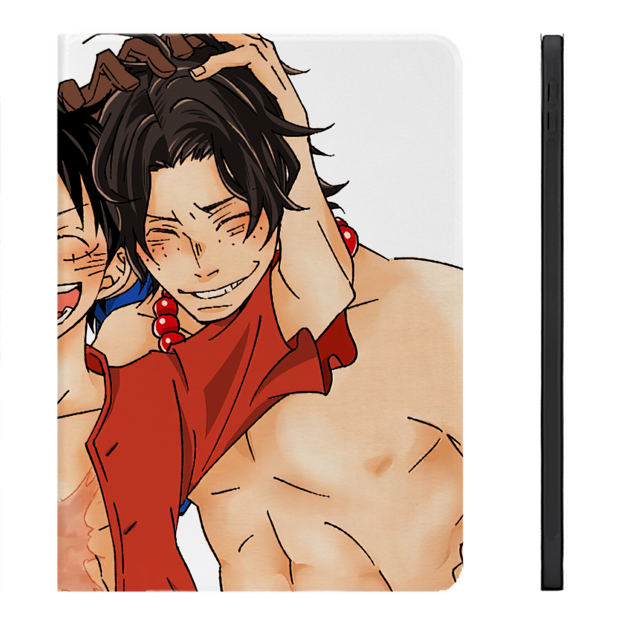 （画像用） ワンピース ONE PIECE IPadケース ペンホルダー付き ブックスタイルデザイン